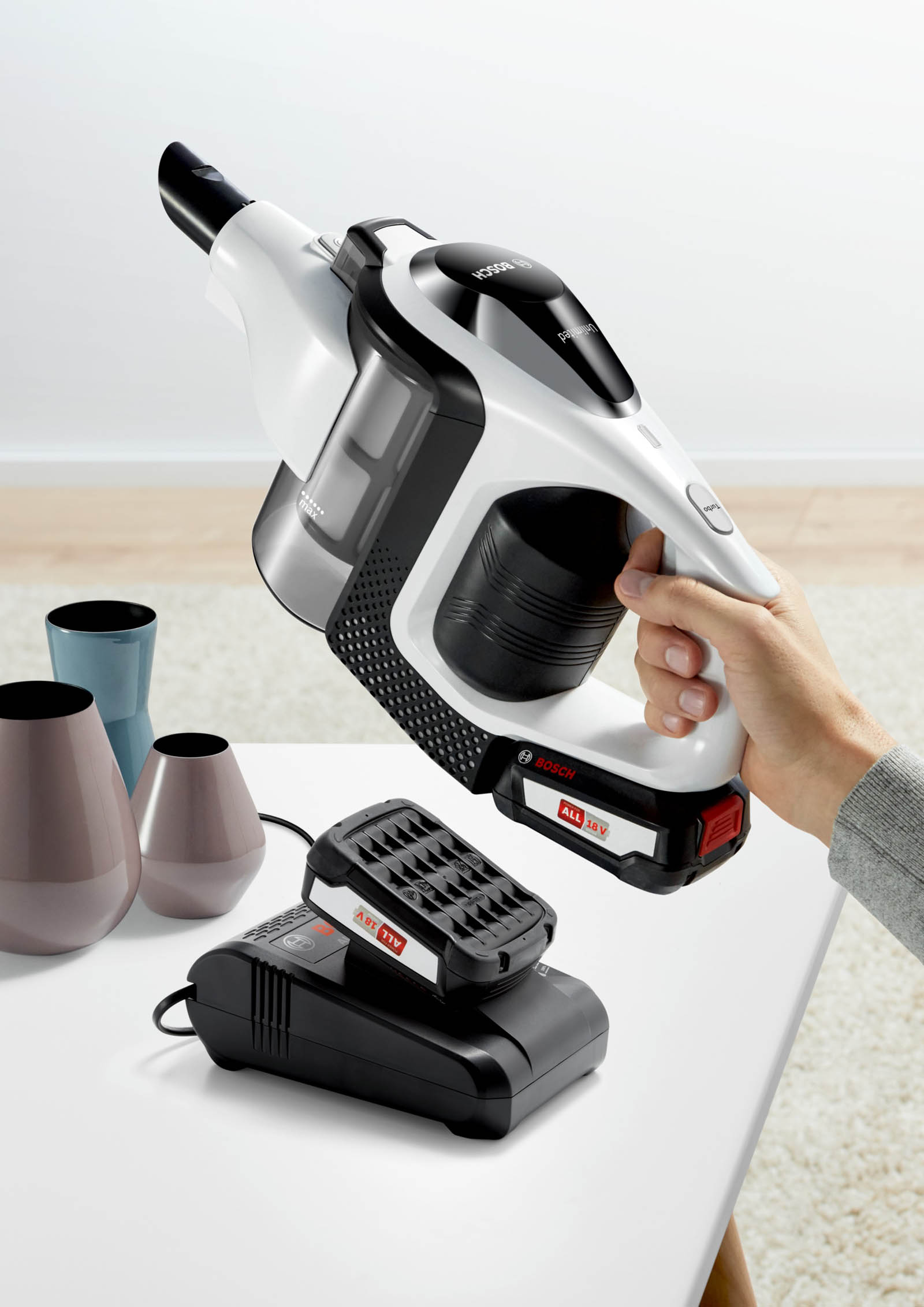 Clean Without Limits with the Bosch Unlimited Cordless Handheld Vacuum