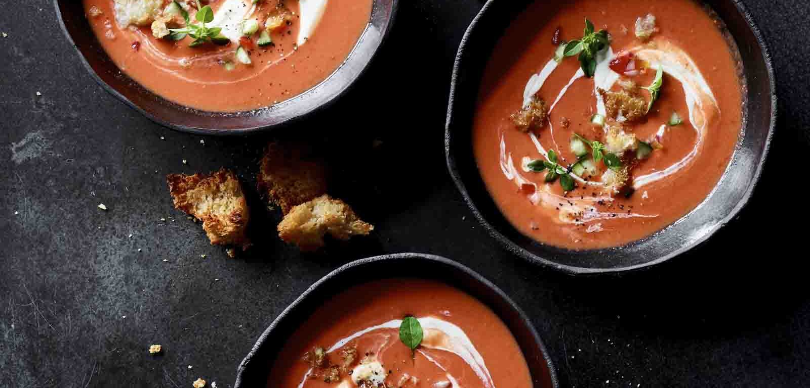 Gazpacho With Salsa And Rustic Croutons Harvey Norman 9037