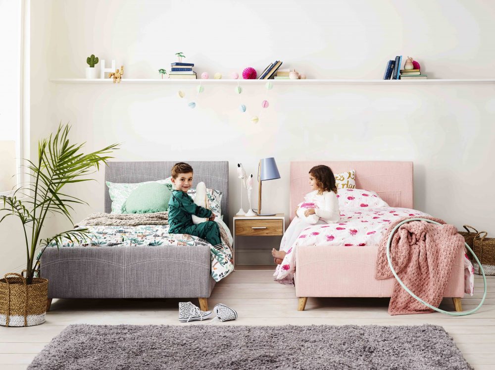 kids fabric bed