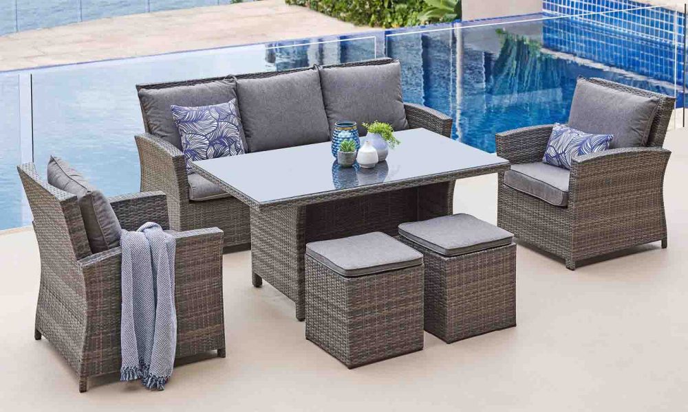 4 Outdoor Furniture Trends: Aluminium, Cement, Wicker & Timber | Harvey