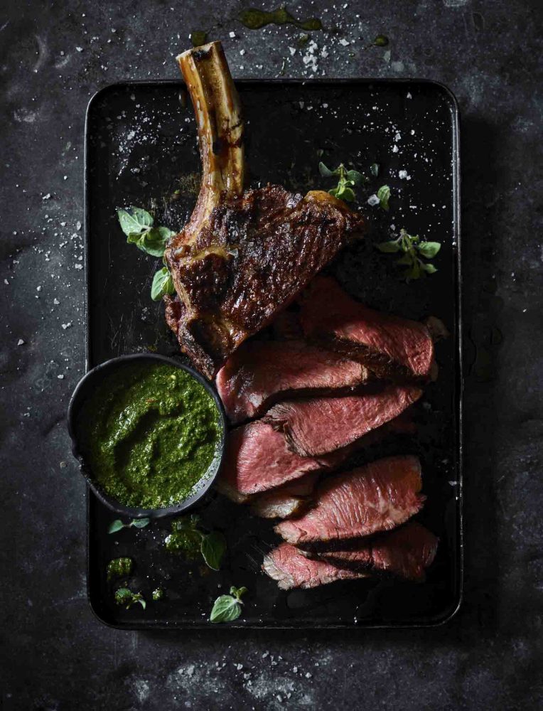 Spiced Rub Rib Eye Steak With Chimichurri Harvey Norman 