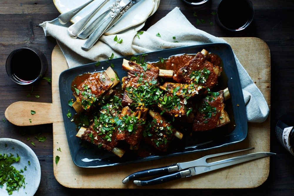 Twice-Cooked Beef Ribs With Rich Tomato Sauce | Harvey ...