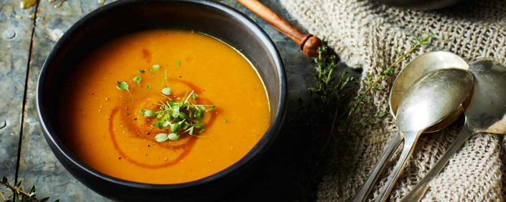 Roasted Carrot, Pumpkin, Ginger & Honey Soup | Harvey Norman