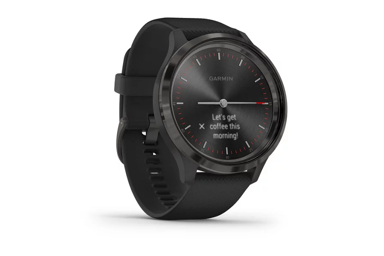 Garmin Vivomove 3 Smart Watch Slate with Black Silicone Band