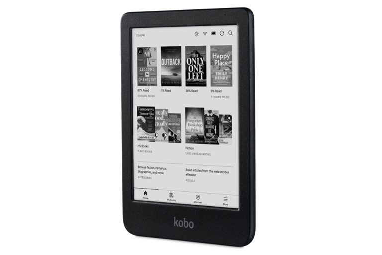 Kobo Clara Black and White E-Book Reader - Black | Harvey Norman