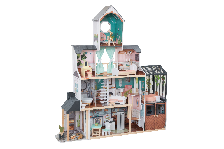 KidKraft Celeste Mansion Dollhouse | Harvey Norman