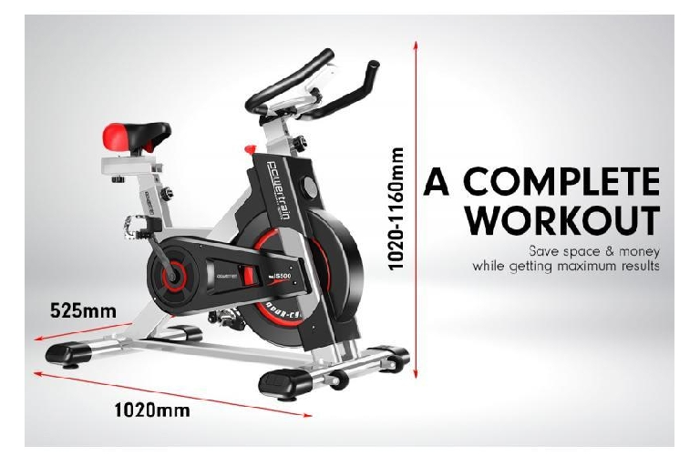 Powertrain heavy flywheel best sale exercise spin bike is500