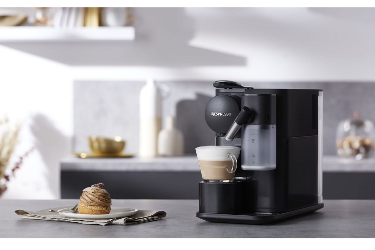 Nespresso Lattissima One Coffee Machine By DeLonghi - Black | Harvey Norman