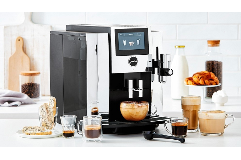 Jura S8 Automatic Coffee Machine, Chrome