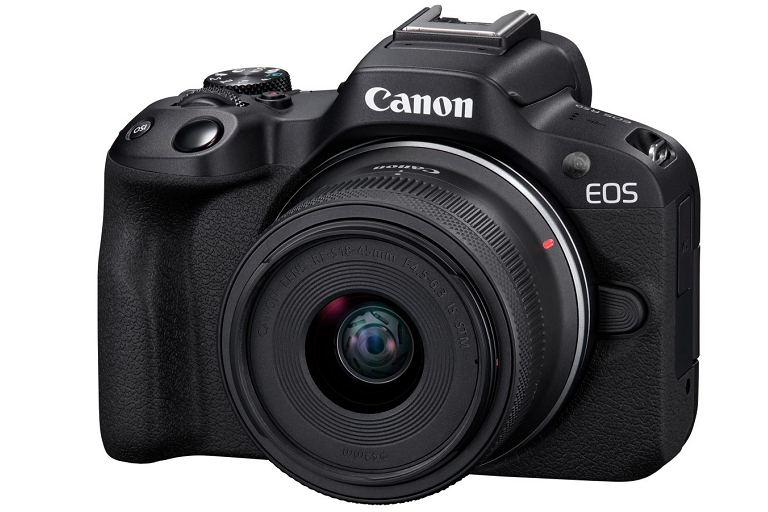 EOS R50 Single Kit Camera with RF-S 18-45mm | Harvey Norman